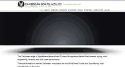 Desktop Screenshot of caribbeanboats.co.nz